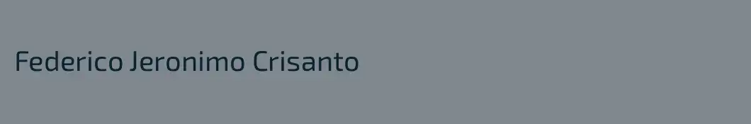 Federico Jeronimo Crisanto